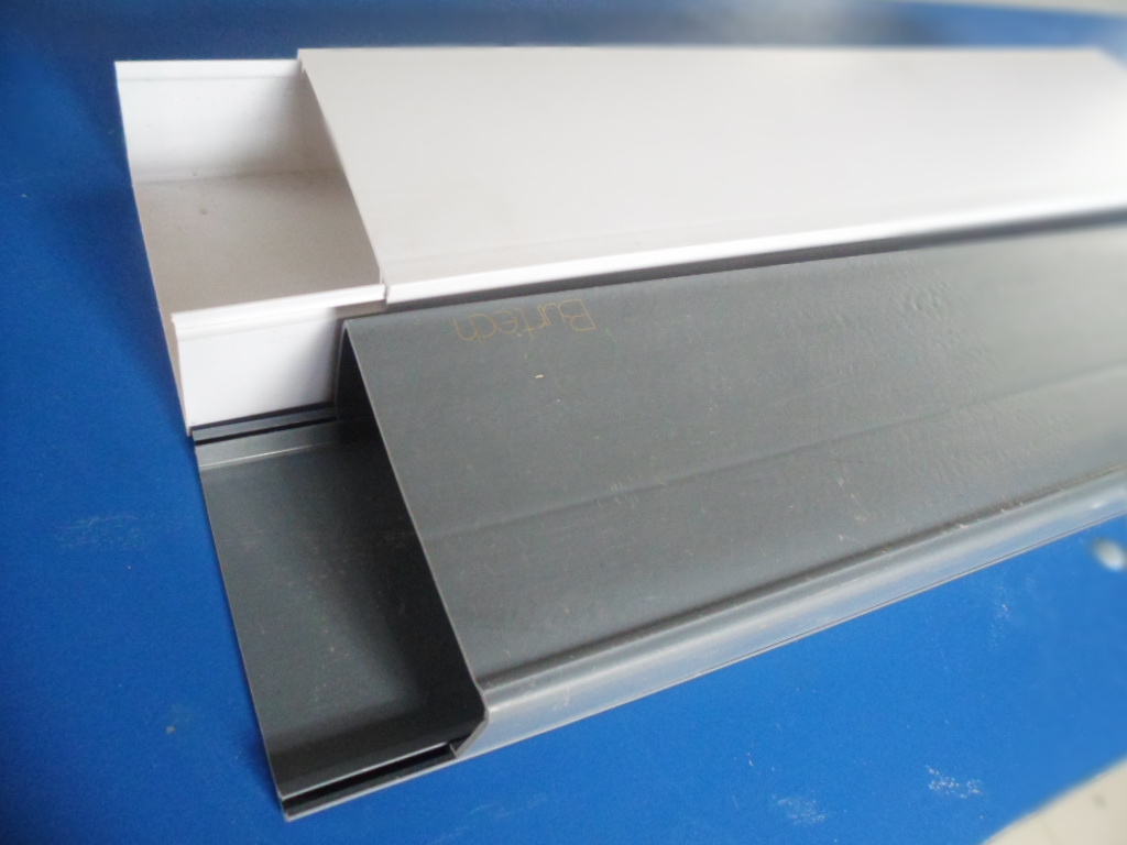 100mm PVC wall trunking made standard, quality and durable for routing electrical cables.